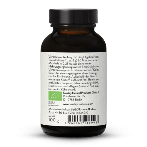 Organic Powdered Barley Grass Juice