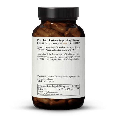 L-Citrullin 600mg Kapseln vegan