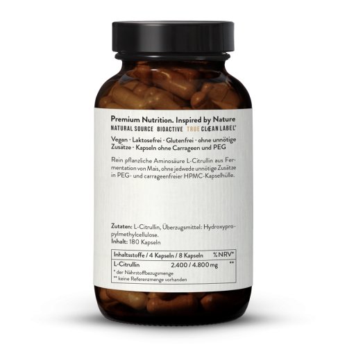 L-Citrullin 600mg Kapseln vegan