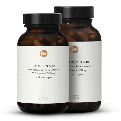 Coffret cystéine + méthionine issues de la fermentation, vegan