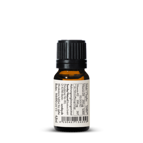Vitamin D3 + K2 MK7 10.000IE + 200g Tropfen, Vegan