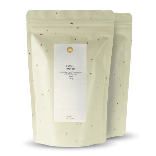 Vegan L-Lysine Powder Produced by Fermentation
