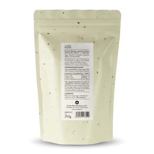 Vegan L-Lysine Powder Produced by Fermentation