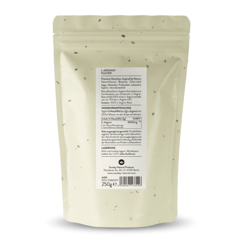 L-Arginin Base Pulver Aus Fermentation, Vegan