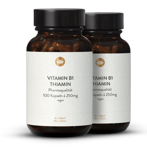 Gélules de vitamine B1 thiamine hautement dosées