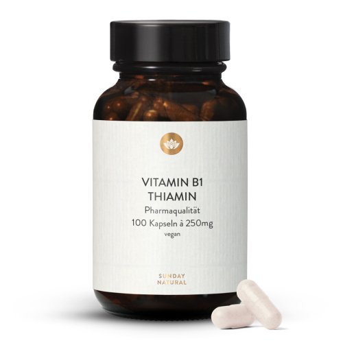 High-Dose Vitamin B1 Thiamine Capsules
