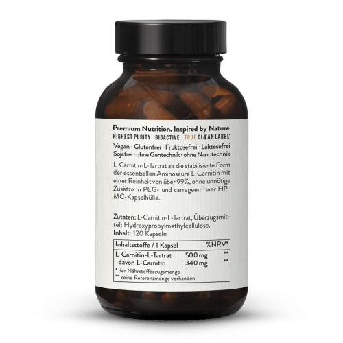 vegan sources of l-carnitine Essential NOW Foods L-Carnitine 500 mg,