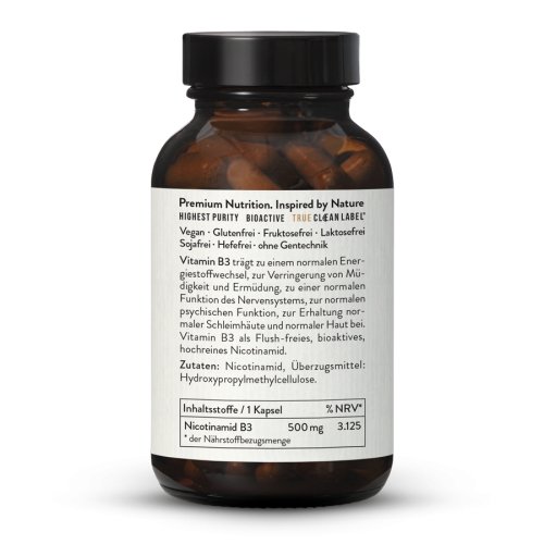Vitamin B3 Nicotinamide 500mg
