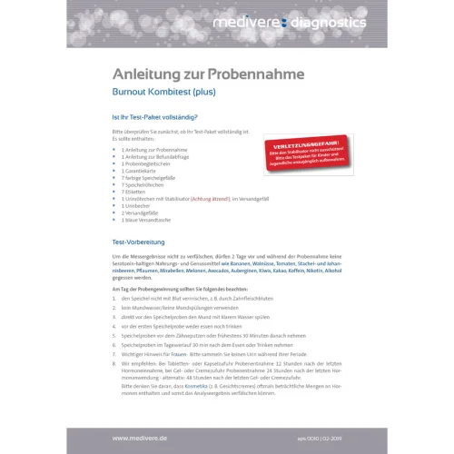 Stress & Erschpfung Kombitest