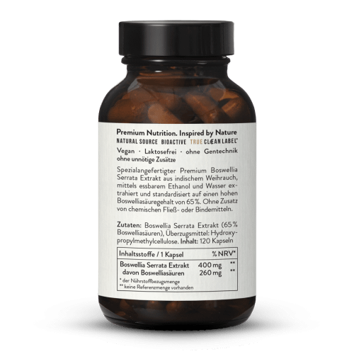 Frankincense Capsules Boswellia Serrata 65%