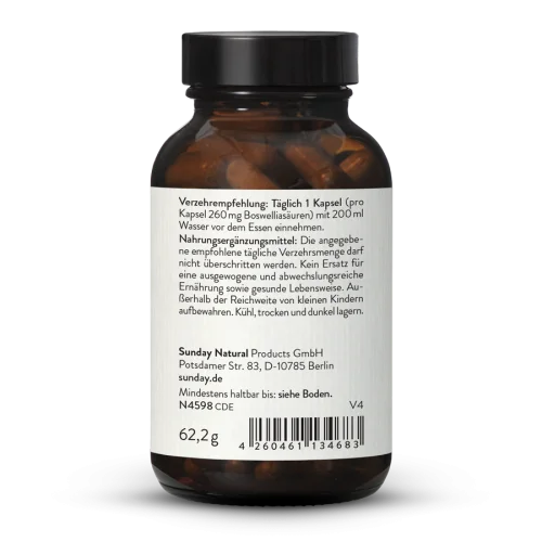 Weihrauch Kapseln Boswellia Serrata 65%