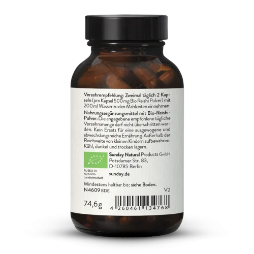 Organic Reishi Capsules