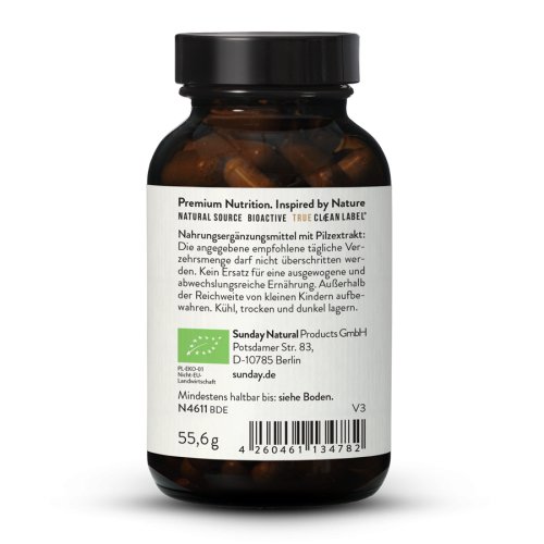 Organic Reishi Extract + Powder Capsules