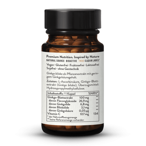 Ginkgo Biloba 100mg 45:1 Extrakt