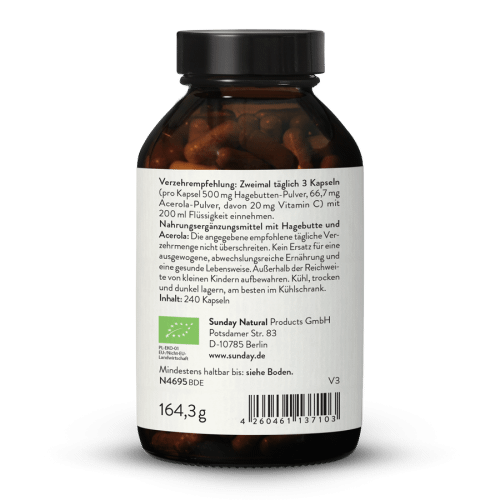 Bio Hagebutte + Vitamin C Bio Acerola