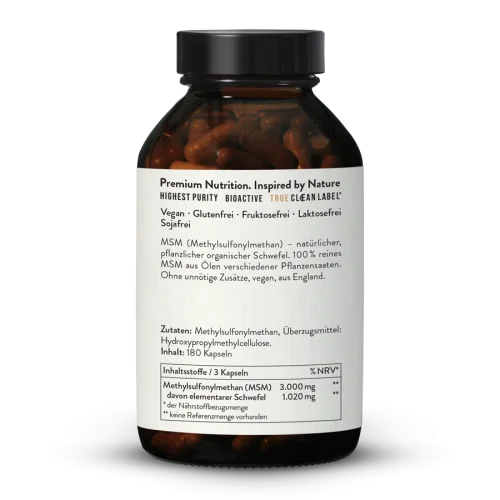 Plant-Based MSM 1000mg Capsules