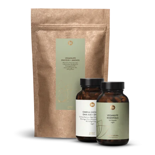 VeganLife Essentials + Protein + Omega-3 Set