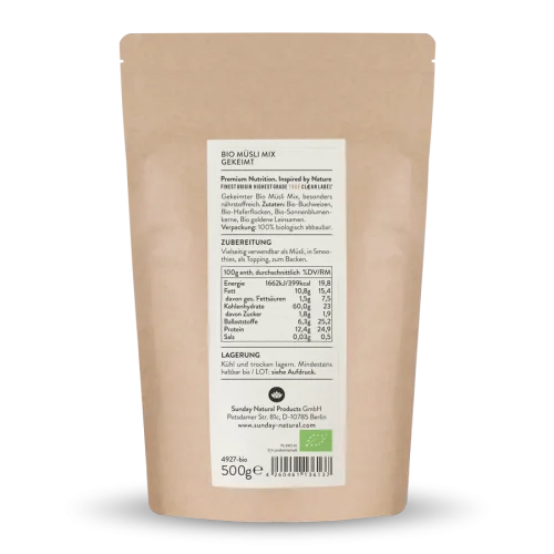 Organic Sprouted Muesli Mix