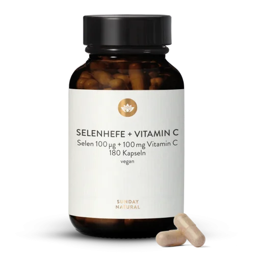 Levure de slnium + vitamine C