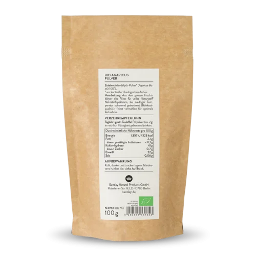 Bio Agaricus Blazei Murrill (ABM) Pulver