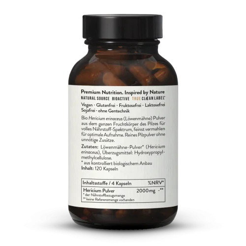 Bio Hericium Erinaceus Pulver Kapseln