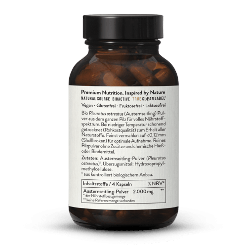 Bio Pleurotus Pulver Kapseln