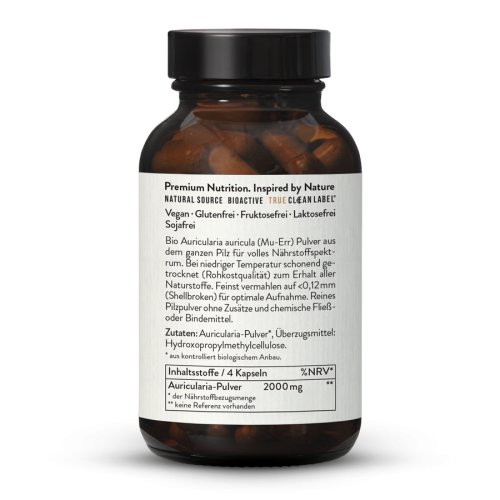 Organic Auricularia Powder Capsules