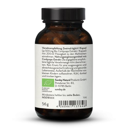 Organic Cordyceps Extract Capsules