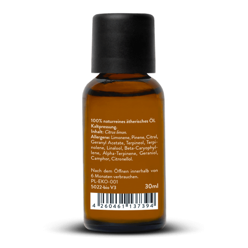 Huile essentielle de citron bio