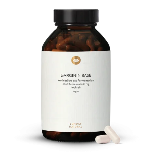 L-Arginin Base Kapseln Aus Fermentation, Vegan