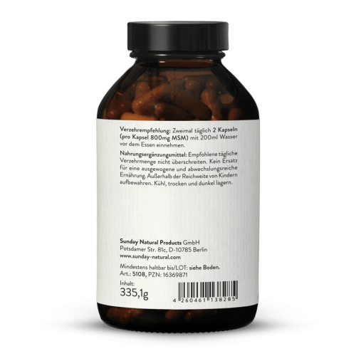 MSM 800 365 Capsules