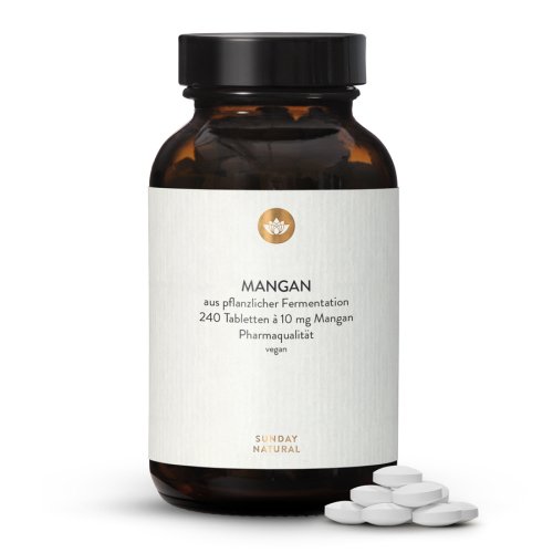 Gluconate de manganèse en comprimés 10 mg