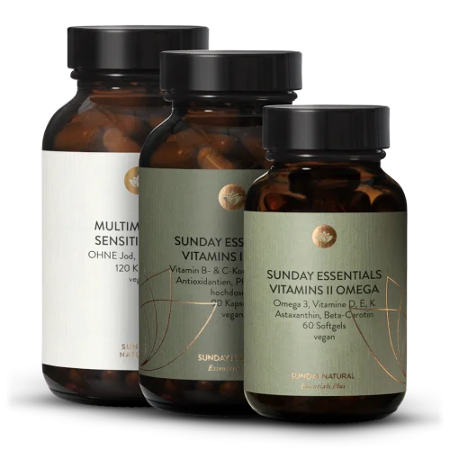 Coffret mdecine orthomolculaire Forte : Multi-minral + Vit I Forte + Vit II Omga