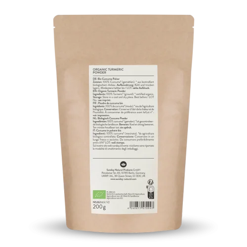 Bio Curcuma Pulver 200g