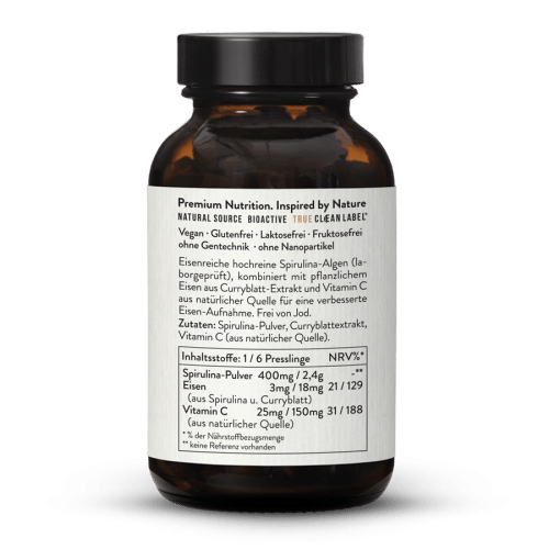 Iron Spirulina Complex + Vitamin C