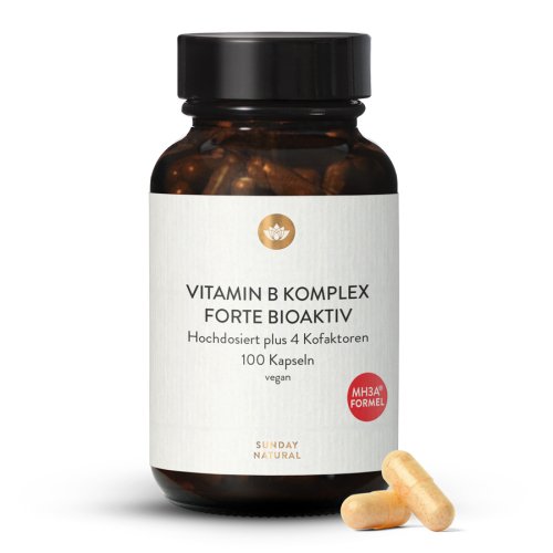 Complexe de vitamines B bioactives hautement dosé avec cofacteurs
