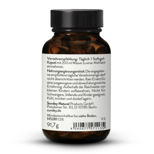 Omega 3 plus Vitamin D3 + K2 + E Vegan