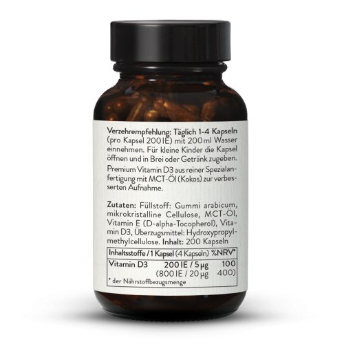 Vitamin D3 200IE 200 Kapseln