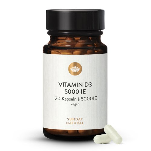 Vitamin D3 5.000IE Hochdosiert Vegan