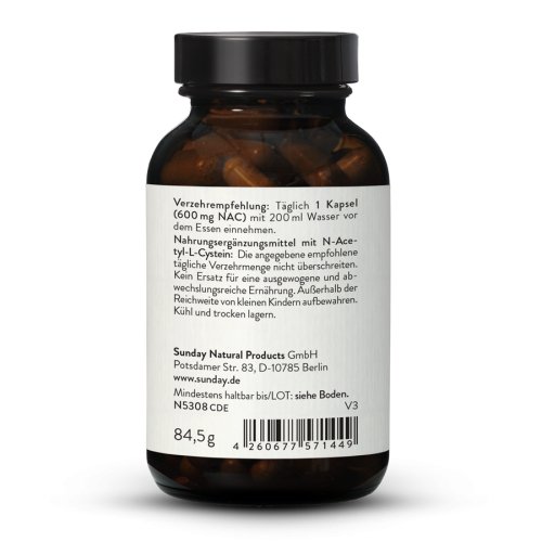 NAC 600 N-Acetyl-Cystein