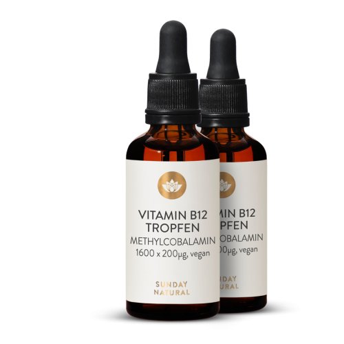 Vitamine B12 en gouttes Méthylcobalamine 200 µg