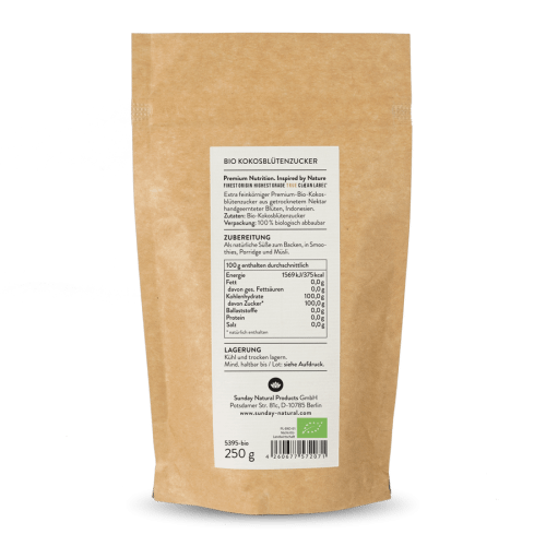 Sucre de coco bio