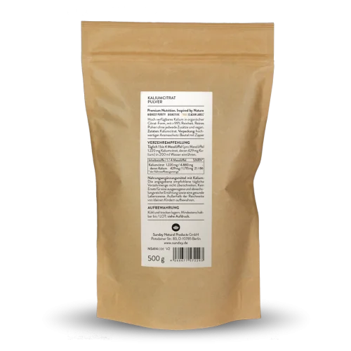 Poudre de citrate de potassium