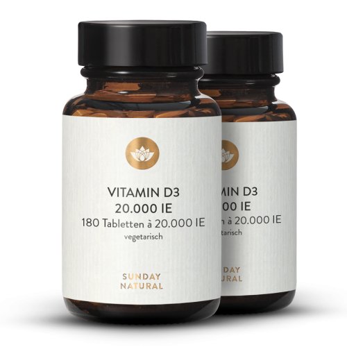 Vitamine D3 20 000 UI dosage lev