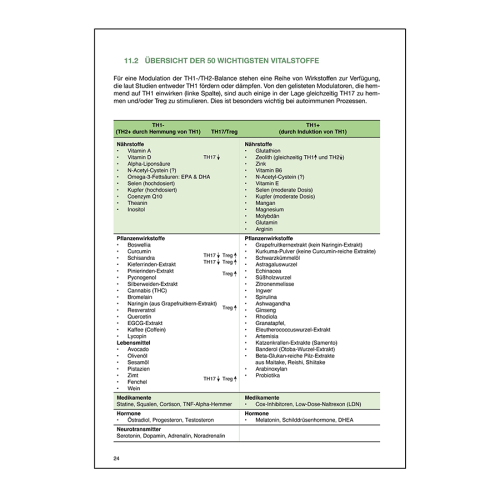 Immunbalance - TH1-/TH2-Shift