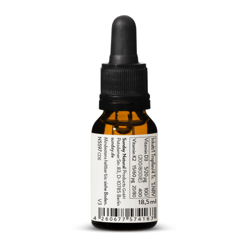 Vitamin D3 + K2 MK7 200 IE + 15 g Tropfen