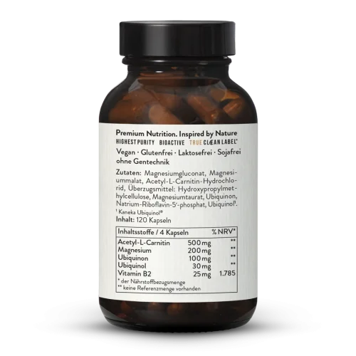 Migra Energy Komplex Q10, Magnesium, B2, Acetyl-L-Carnitin