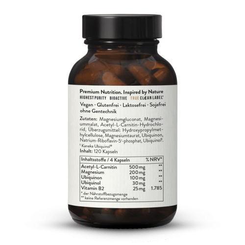 Migra Energy Komplex Q10, Magnesium, B2, Acetyl-L-Carnitin