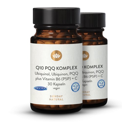Complexe Q10 PQQ avec vitamine B6 (P5P) + vitamine C