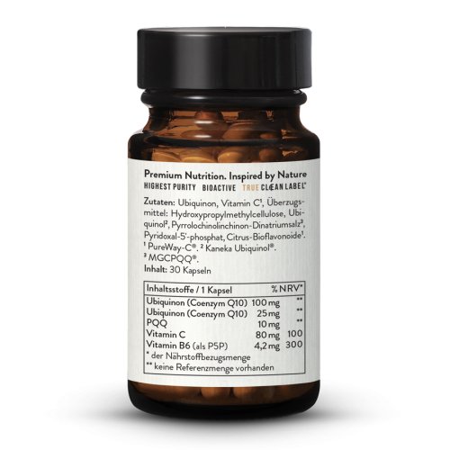 Q10 PQQ Komplex Plus B6 (P5P) + Vitamin C
